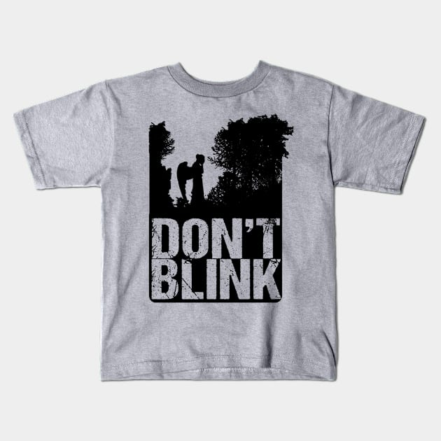 Don't Blink Kids T-Shirt by GnarllyMama